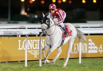 TM THUNDER STRUCK REMPORTE LE GROUPE 3 PA HH SHEIKH...