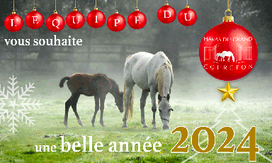 LE HARAS DU GRAND COURGEON VOUS SOUHAITE UNE BELLE...